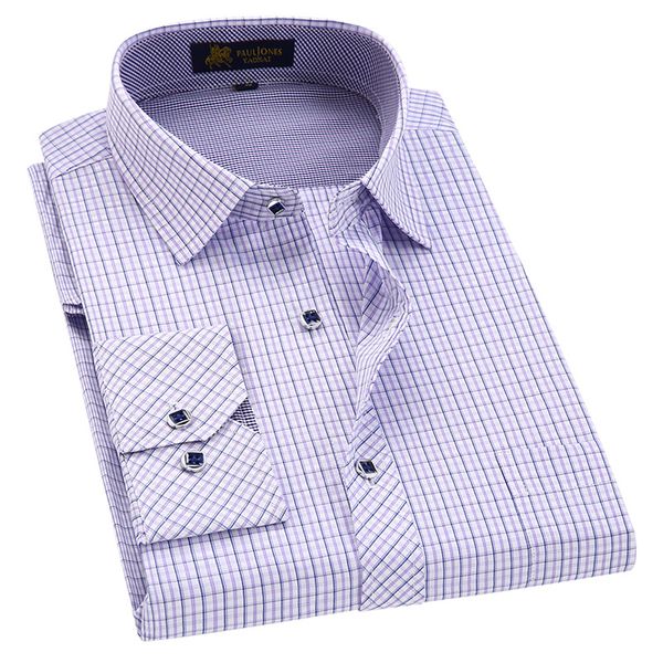 new autumn regular fit plaid smart casual men shirts long sleeve non-iron checked formal men dress shirts with chest pocket, White;black
new autumn regular fit plaid smart casual men shirts long sleeve non-iron checked formal men dress shirts with chest pocket, White;black