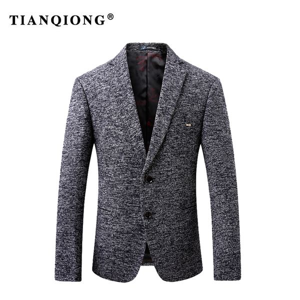 tian qiong 2018 new winter 70% wool blend blazer men casual outwear slim party business men suit gray size s-4xl, White;black
tian qiong 2018 new winter 70% wool blend blazer men casual outwear slim party business men suit gray size s-4xl, White;black