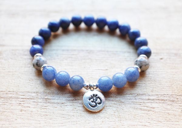 blue aventurine mala bracelet bule yoga om bracelet balck dalmatian jaspers mala bracelets healing spiritual jewelry, Black
blue aventurine mala bracelet bule yoga om bracelet balck dalmatian jaspers mala bracelets healing spiritual jewelry, Black