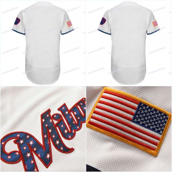 2018 Stars & Stripes Men 22 Christian Yelich 6 Lorenzo Cain 7 Eric Thames 8 Ryan Braun 21 Travis Shaw 24 Jesus Aguilar Baseball Jerseys
2018 Stars & Stripes Men 22 Christian Yelich 6 Lorenzo Cain 7 Eric Thames 8 Ryan Braun 21 Travis Shaw 24 Jesus Aguilar Baseball Jerseys
