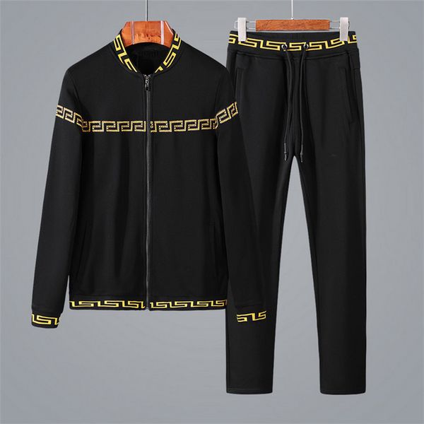 18 fw branded tracksuit for men luxury casual jacket and long pants set embroidery patterns suits, Gray
18 fw branded tracksuit for men luxury casual jacket and long pants set embroidery patterns suits, Gray