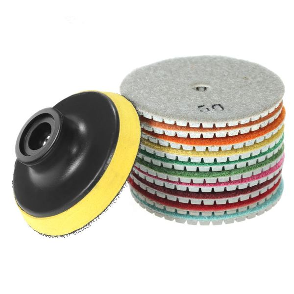 10 pieces 3 inch diamond flexible wet polishing pads grinding disc for granite marble stone ceramic tile concrete
10 pieces 3 inch diamond flexible wet polishing pads grinding disc for granite marble stone ceramic tile concrete