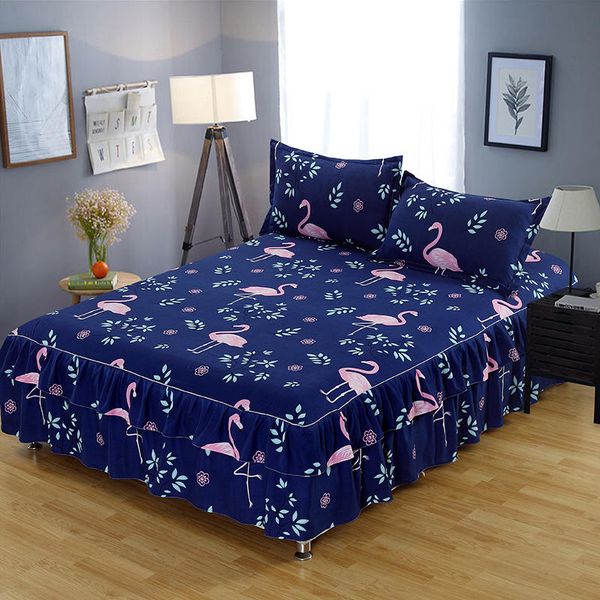 bedskirt flamingo print bedsheet set twin full queen king size bed set mattress protective pillowcase 120/140/150/160/180x200cm
bedskirt flamingo print bedsheet set twin full queen king size bed set mattress protective pillowcase 120/140/150/160/180x200cm