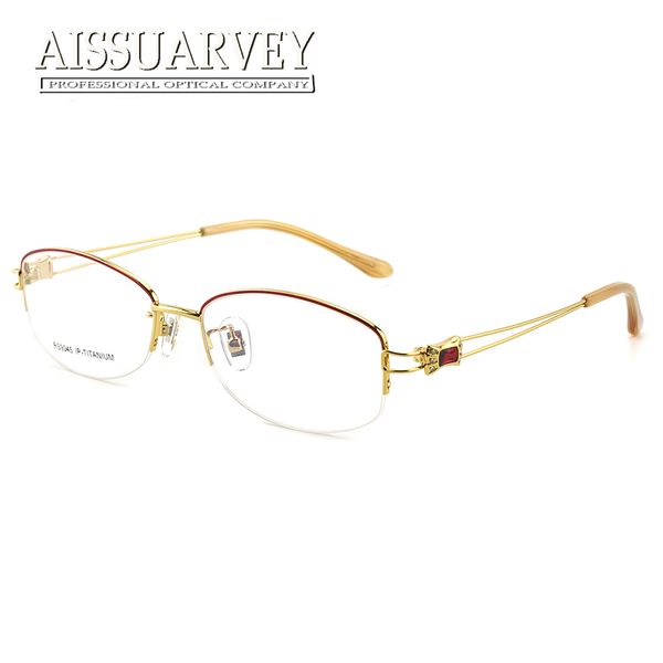 titanium optical eyeglasses frame brand designer eyewear women fashion rhinestone round half rim classic elegant new, Silver
titanium optical eyeglasses frame brand designer eyewear women fashion rhinestone round half rim classic elegant new, Silver