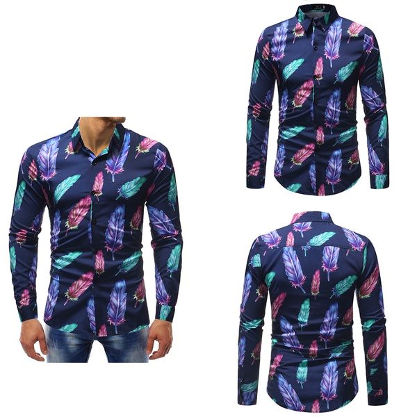 mens shirts fashion casual leaf pattern printed long sleeve turn-down collar shirt, White;black
mens shirts fashion casual leaf pattern printed long sleeve turn-down collar shirt, White;black