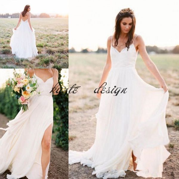 summer holiday 2018 wedding dresses simple white ivory simple chiffon spaghetti strap beach wedding dress bridal gown
summer holiday 2018 wedding dresses simple white ivory simple chiffon spaghetti strap beach wedding dress bridal gown