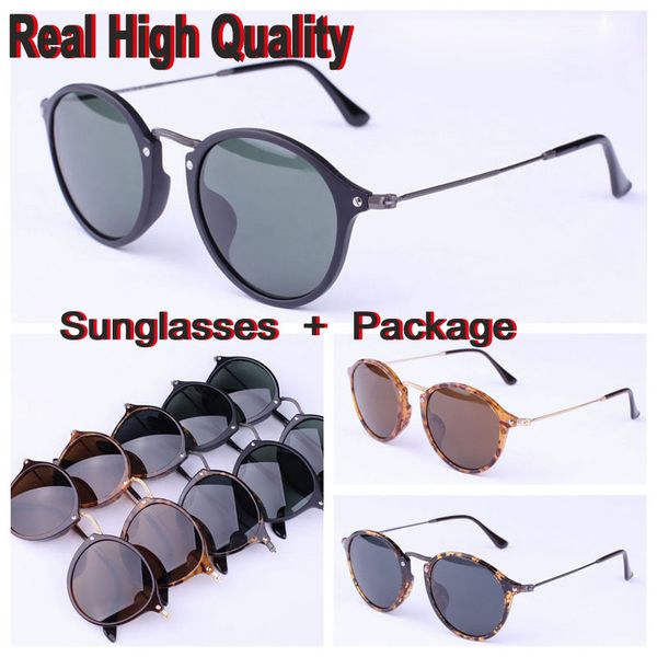 

2447 f round brand sunglasses glasses, oclos real plank acetate material frame uv400 protection lenses round retros sunglasses, White;black