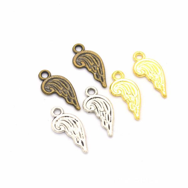 1000 pcs /lot little angel wing charms pendant 18*8 mm good for diy craft jewelry making, Bronze;silver
1000 pcs /lot little angel wing charms pendant 18*8 mm good for diy craft jewelry making, Bronze;silver
