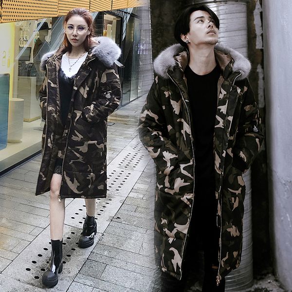 2017 warm winter jackets men casual parka fur detachable camoflage long thick jacket warm windproof hip hop jacket for man/women, Black
2017 warm winter jackets men casual parka fur detachable camoflage long thick jacket warm windproof hip hop jacket for man/women, Black