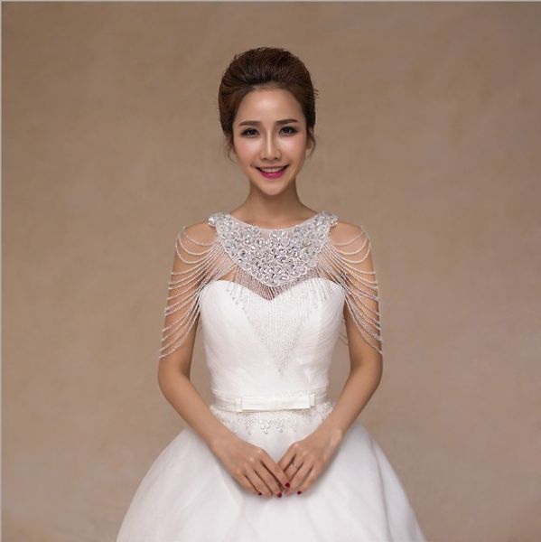Bride chain shoulder wedding diamond necklace epaulets Necklace collar lace tassel accessories Korean new luxury
Bride chain shoulder wedding diamond necklace epaulets Necklace collar lace tassel accessories Korean new luxury