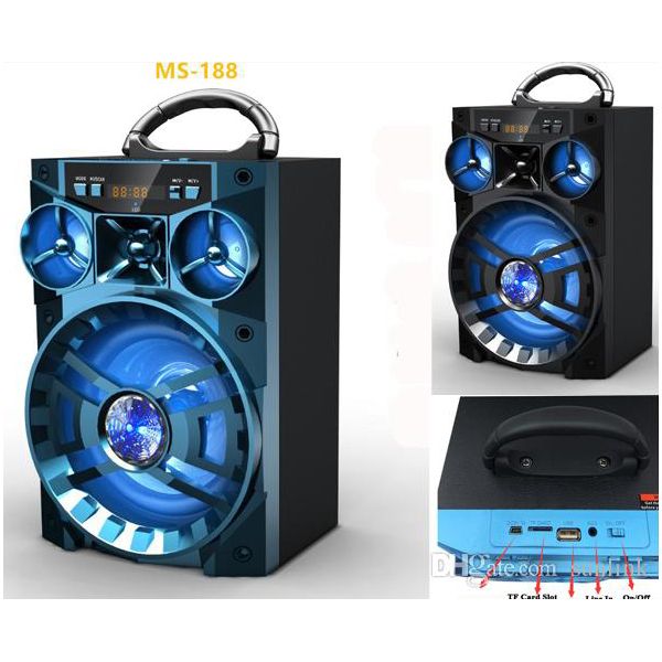 Big Outdoor Camping KTV AUX Speaker Portable Wireless Bluetooth Sound Box HIFI Music Subwoofer Support SD TF Mp3 Player USB
Big Outdoor Camping KTV AUX Speaker Portable Wireless Bluetooth Sound Box HIFI Music Subwoofer Support SD TF Mp3 Player USB