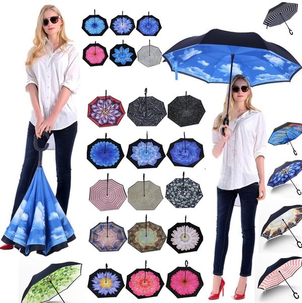 new windproof umbrella double layer straight pole reverse umbrella inverted umbrella c handle umbrellas t2i384
new windproof umbrella double layer straight pole reverse umbrella inverted umbrella c handle umbrellas t2i384