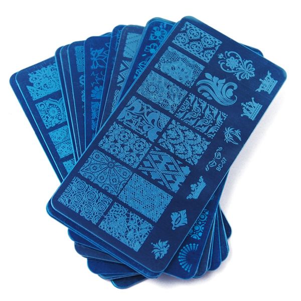 1pc nail art printing plate image stamping plates diy manicure template tool set nail stamping plate art, White
1pc nail art printing plate image stamping plates diy manicure template tool set nail stamping plate art, White