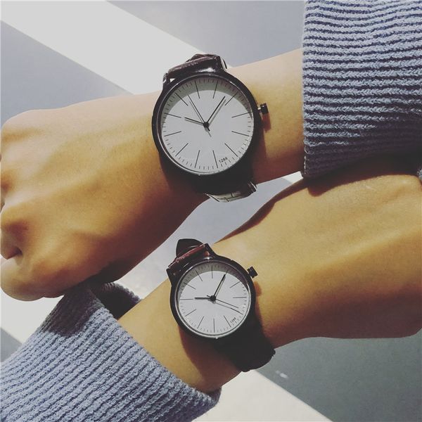 simple style couples women leather watches lovers quartz watch men bgg dress wristwatch ladies casual clock hours, Slivery;brown
simple style couples women leather watches lovers quartz watch men bgg dress wristwatch ladies casual clock hours, Slivery;brown