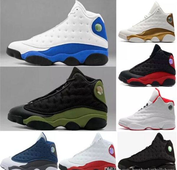 2020 new men women basketball shoes 13 xiii black cat hyper royal olive dmp chicago bred he got game barons sneakers size 36-47
2020 new men women basketball shoes 13 xiii black cat hyper royal olive dmp chicago bred he got game barons sneakers size 36-47