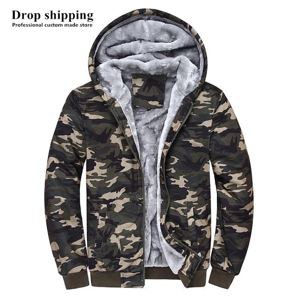 drop shipping men hoodies winter thick fleece warm men's zip up jackets camouflage coats accept custom made logo, Black;brown
drop shipping men hoodies winter thick fleece warm men's zip up jackets camouflage coats accept custom made logo, Black;brown