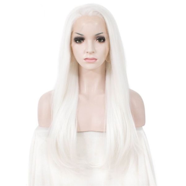 Free Shipping White Color Long Straight Synthetic Lace Front Wigs Cosplay Wig For Women Heat Resistant Fiber Natural Lace Wig Long Hair
Free Shipping White Color Long Straight Synthetic Lace Front Wigs Cosplay Wig For Women Heat Resistant Fiber Natural Lace Wig Long Hair