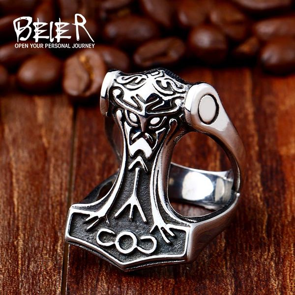 whole salebeier 316l stainless steel norse viking nordic myth thor man`s jewelry fashion wholesale ring jewelry r441, Golden;silver
whole salebeier 316l stainless steel norse viking nordic myth thor man`s jewelry fashion wholesale ring jewelry r441, Golden;silver