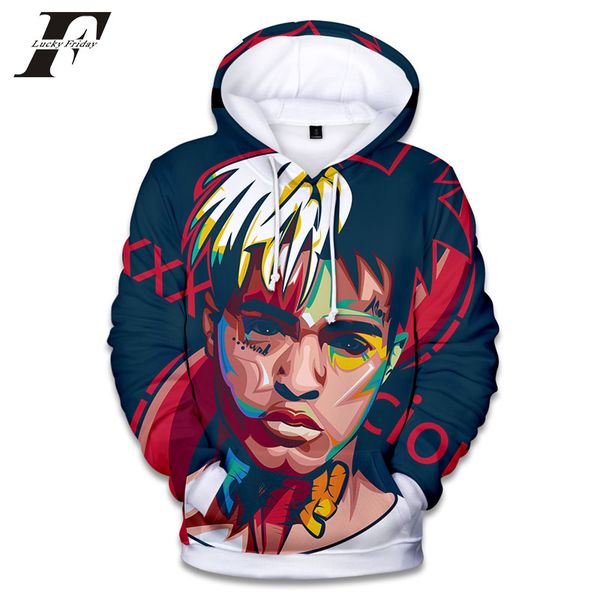 2018 rapper xxx tentacion cotton hoodies sweatshirts 3d hip hop singer xxxtentacion uniform mens hoodies hip hop sweatshirt, Black
2018 rapper xxx tentacion cotton hoodies sweatshirts 3d hip hop singer xxxtentacion uniform mens hoodies hip hop sweatshirt, Black