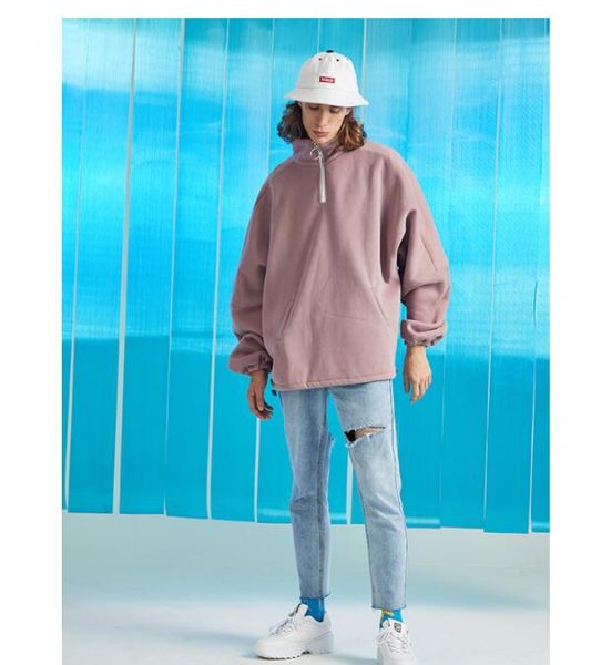 men's hoodies & sweatshirts men womens velour hiphop street oversize loose fashion brand, Black
men's hoodies & sweatshirts men womens velour hiphop street oversize loose fashion brand, Black