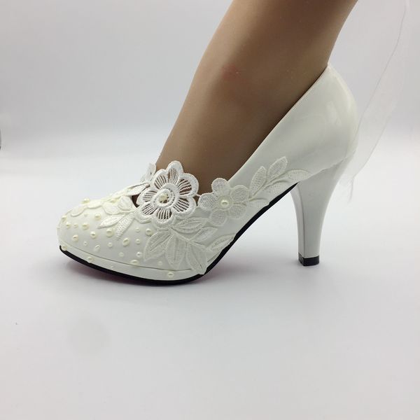 handmade white lace pearl wedding pumps shoes women high heel bride shoes wedding bridesmaid shoes size eu 35-42, Black
handmade white lace pearl wedding pumps shoes women high heel bride shoes wedding bridesmaid shoes size eu 35-42, Black