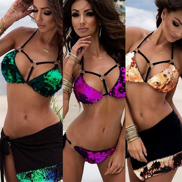 femme swimwear ring buckle bandage mermaid sequins swimsuit lady woman bikini two piece suits terylene 24sm v
femme swimwear ring buckle bandage mermaid sequins swimsuit lady woman bikini two piece suits terylene 24sm v