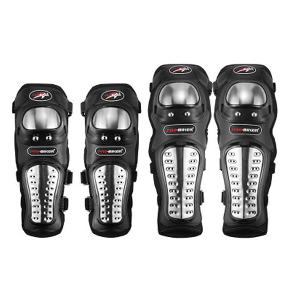 4pcs/set motorcycle kneepad stainless steel moto elbow knee pads motocross racing protective gear protector guards kit, Black;gray
4pcs/set motorcycle kneepad stainless steel moto elbow knee pads motocross racing protective gear protector guards kit, Black;gray