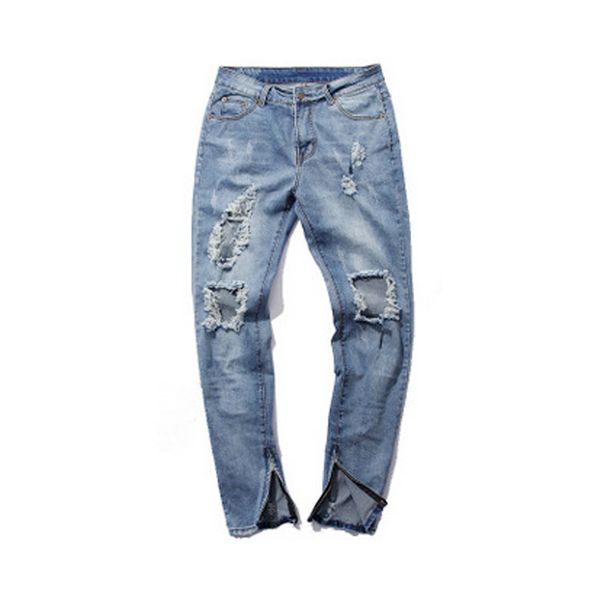 unwashed denim original design deinm pants men fashions hip hop distressed jeans moda hombre 2018 mens jeans, Blue 
unwashed denim original design deinm pants men fashions hip hop distressed jeans moda hombre 2018 mens jeans, Blue