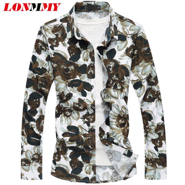 lonmmy plus size floral shirt men casual slim fit flower mens shirts dress camiseta masculina short sleeve blouses 2018 summer, White;black
lonmmy plus size floral shirt men casual slim fit flower mens shirts dress camiseta masculina short sleeve blouses 2018 summer, White;black