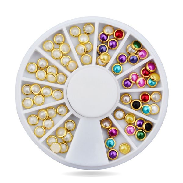 colored semicircular bordure pearl mixed size nail studs manicure nail art decorations 1 box, Silver;gold
colored semicircular bordure pearl mixed size nail studs manicure nail art decorations 1 box, Silver;gold