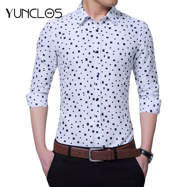 yunclos printed men's shirts camisa long sleeve turn-down collar camisa social masculina fashion causal shirts 2018, White;black
yunclos printed men's shirts camisa long sleeve turn-down collar camisa social masculina fashion causal shirts 2018, White;black