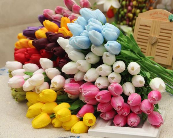 50PCS Latex Tulips Artificial PU Flower bouquet Real touch flowers For Home decoration Wedding Decorative Flowers 11 Colors Option
50PCS Latex Tulips Artificial PU Flower bouquet Real touch flowers For Home decoration Wedding Decorative Flowers 11 Colors Option