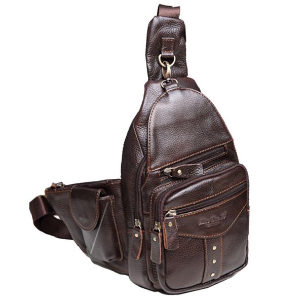 new men genuine leather cowhide travel studded messenger shoulder sling day pack chest tivets bag
new men genuine leather cowhide travel studded messenger shoulder sling day pack chest tivets bag