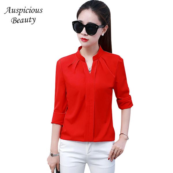 spring women white long sleeve casual bodycon chiffon blouse female work wear solid color office shirts plus size sxm163
spring women white long sleeve casual bodycon chiffon blouse female work wear solid color office shirts plus size sxm163