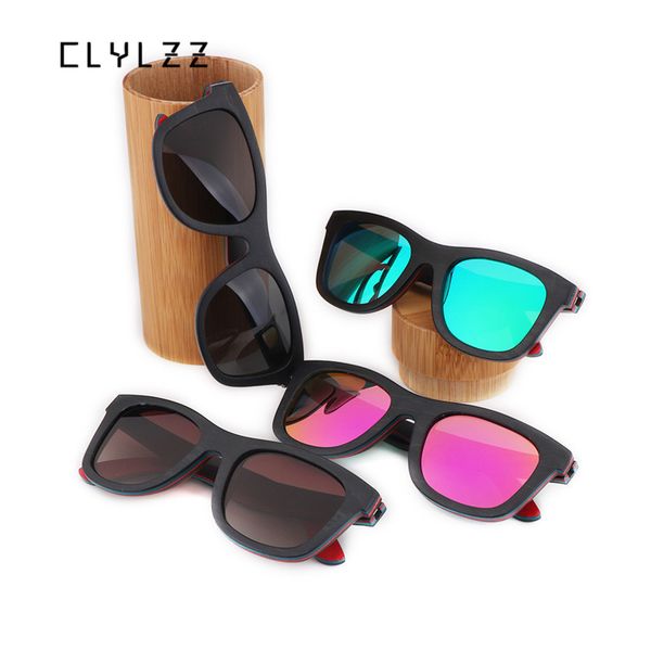 clylzz skateboard wood sunglasses for men & women vintage design polarized lenses frame eyeglasse shades uv400 protection, White;black
clylzz skateboard wood sunglasses for men & women vintage design polarized lenses frame eyeglasse shades uv400 protection, White;black