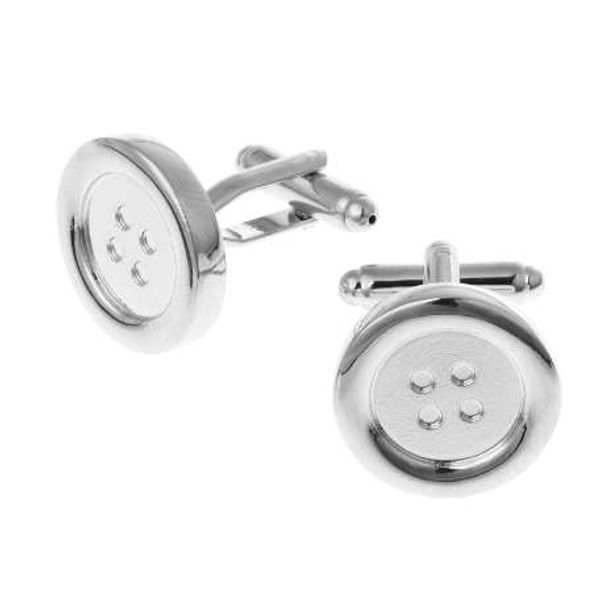 1 pair men business shirt wedding party shirt cufflinks buttons cuff link jewelry, Silver
1 pair men business shirt wedding party shirt cufflinks buttons cuff link jewelry, Silver