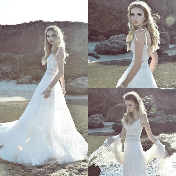 2019 A Line Beach Wedding Dresses inbal raviv Lace Applique Beaded Sweep Train Spaghetti Boho holiday beach Bridal Dress Cheap..
2019 A Line Beach Wedding Dresses inbal raviv Lace Applique Beaded Sweep Train Spaghetti Boho holiday beach Bridal Dress Cheap..