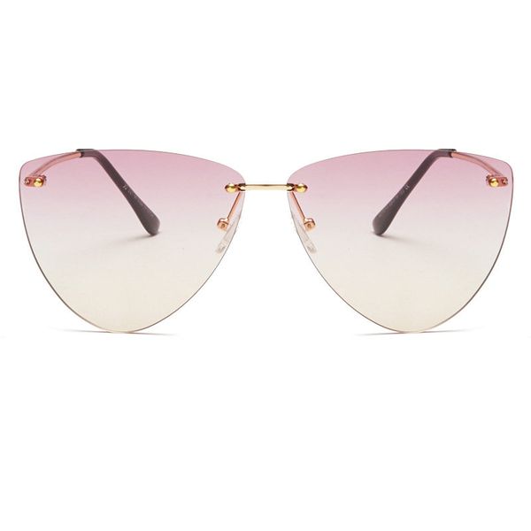 new fashion rimless cat sunglasses women brand designer metal frame vintage sun glasses mirror lens sunglasses for women fml, White;black
new fashion rimless cat sunglasses women brand designer metal frame vintage sun glasses mirror lens sunglasses for women fml, White;black