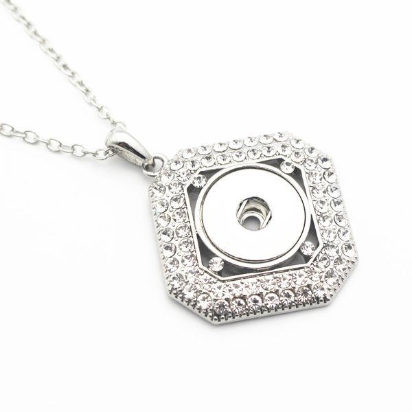 new arrived 5pcs/lot square snap necklace full crystal 18mm snap button pendant for women men button chains neckalce diy jewelry, Silver
new arrived 5pcs/lot square snap necklace full crystal 18mm snap button pendant for women men button chains neckalce diy jewelry, Silver