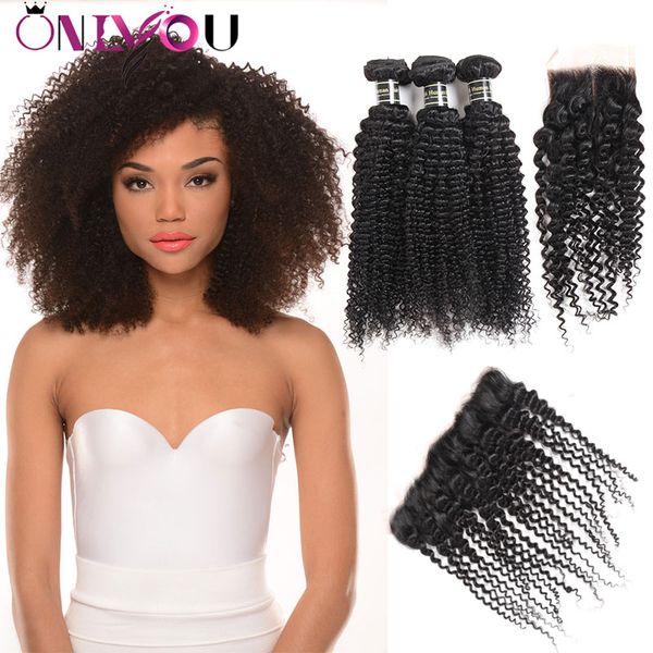 9a peruvian virgin hair kinky curly bundles with closure brazilian remy human hair weaves bundles with frontal ear to ear lace closure, Black;brown
9a peruvian virgin hair kinky curly bundles with closure brazilian remy human hair weaves bundles with frontal ear to ear lace closure, Black;brown