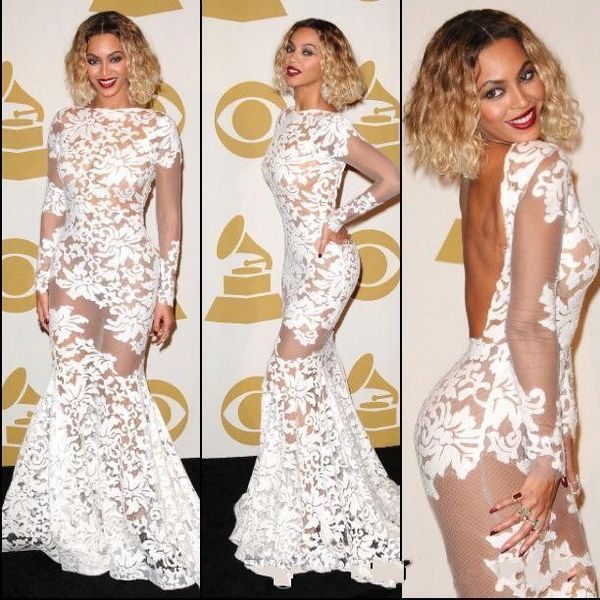 beyonce illusion mermaid prom dresses 2018 bateau neck lace applique backless prom gowns formal party dress custom celebrity pageant, Black
beyonce illusion mermaid prom dresses 2018 bateau neck lace applique backless prom gowns formal party dress custom celebrity pageant, Black