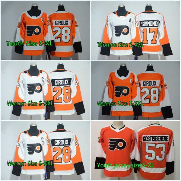 Women/Youth Jersey New Season Philadelphia Flyers 28 Claude Giroux 53 Shayne Gostisbehere 17 Wayne Simmonds Hockey Jersey
Women/Youth Jersey New Season Philadelphia Flyers 28 Claude Giroux 53 Shayne Gostisbehere 17 Wayne Simmonds Hockey Jersey