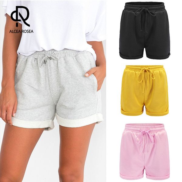 alcea rosea women beach shorts solid swimsuit boardshorts drawstring high waist bottom with turned edge 2018 summer ar485, White;black
alcea rosea women beach shorts solid swimsuit boardshorts drawstring high waist bottom with turned edge 2018 summer ar485, White;black