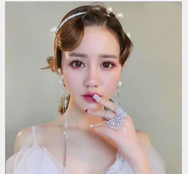 handmade soft chain headwear, bridal accessories, korean pearl accessories, hair earrings set wedding accessories, Slivery;golden
handmade soft chain headwear, bridal accessories, korean pearl accessories, hair earrings set wedding accessories, Slivery;golden