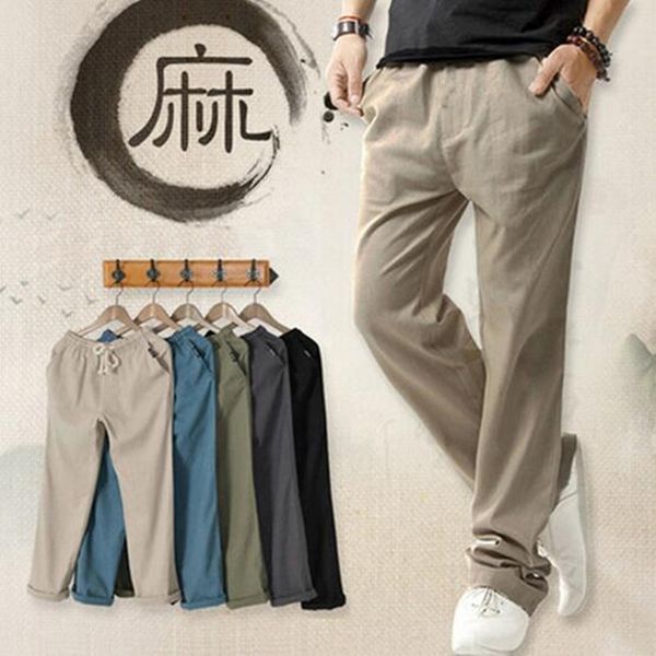 summer linen robe super ventilate men casual wear pants comfort/2017 men high-grade tourism movement pants/asian m- 4xl, Black
summer linen robe super ventilate men casual wear pants comfort/2017 men high-grade tourism movement pants/asian m- 4xl, Black