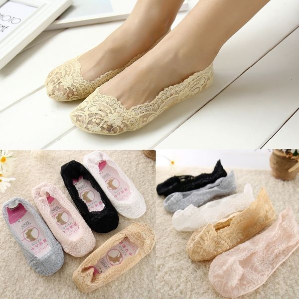 women invisible boat socks soft lace female 360° silicon bottom anti-slip ankle invisible no show socks slippers for dress shoes, Black;white
women invisible boat socks soft lace female 360° silicon bottom anti-slip ankle invisible no show socks slippers for dress shoes, Black;white