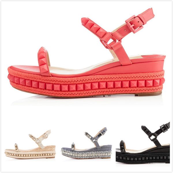 2018 summer hot women's sandals red sandals Cataclou 60mm embellished rivets thick bottom wedge with luxury designer Brnad walking shoes
2018 summer hot women's sandals red sandals Cataclou 60mm embellished rivets thick bottom wedge with luxury designer Brnad walking shoes