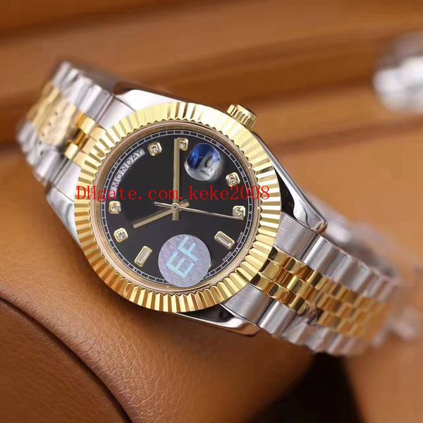 9 color luxury wrist watch ef factory president 41mm day-date 18k rose gold swiss cal.3255 movement automatic mens watches, Slivery;brown
9 color luxury wrist watch ef factory president 41mm day-date 18k rose gold swiss cal.3255 movement automatic mens watches, Slivery;brown