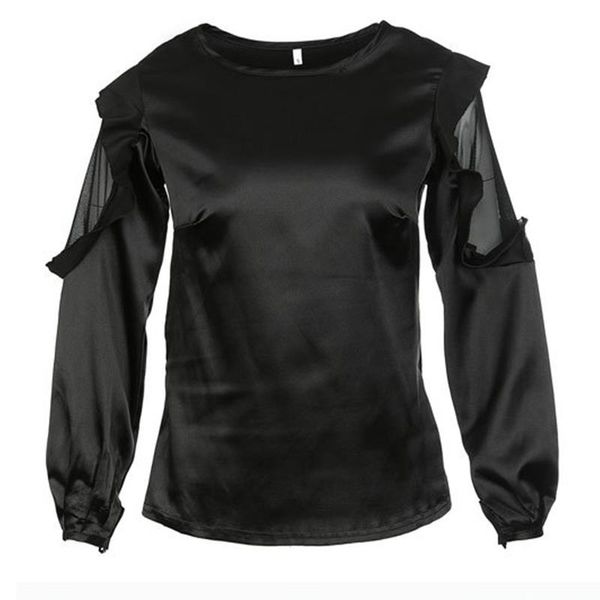 women autumn o-neck long sleeve patchwork mesh elegant shirts female blouses office ladies shirt ws9853w, White
women autumn o-neck long sleeve patchwork mesh elegant shirts female blouses office ladies shirt ws9853w, White
