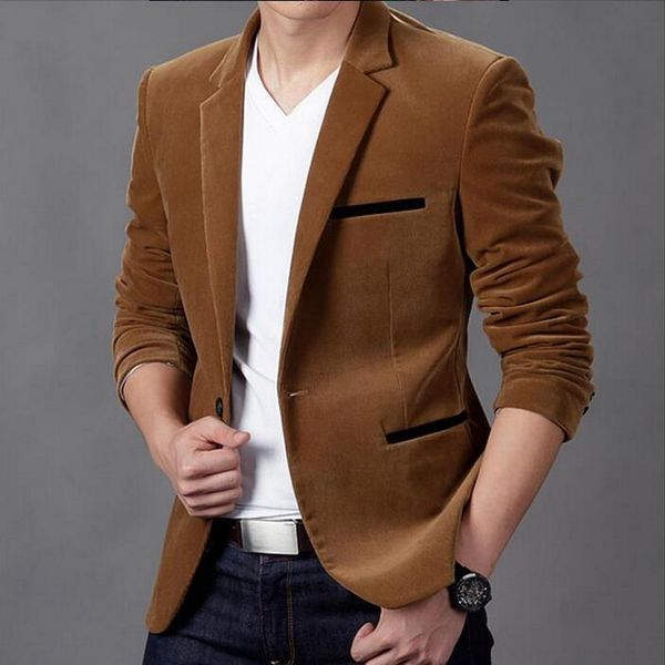 vxo mens brand blazer spring men's masculine blazers mens casual solid color male thick corduroy casual blazers, White;black
vxo mens brand blazer spring men's masculine blazers mens casual solid color male thick corduroy casual blazers, White;black